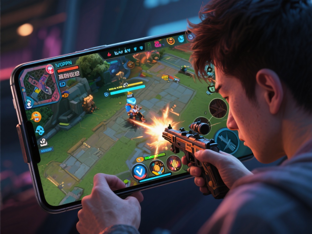 使用VPN畅玩全球手游大作,告别地域限制 手游中的高延迟让人心累,一个操作明明及时,却因网络