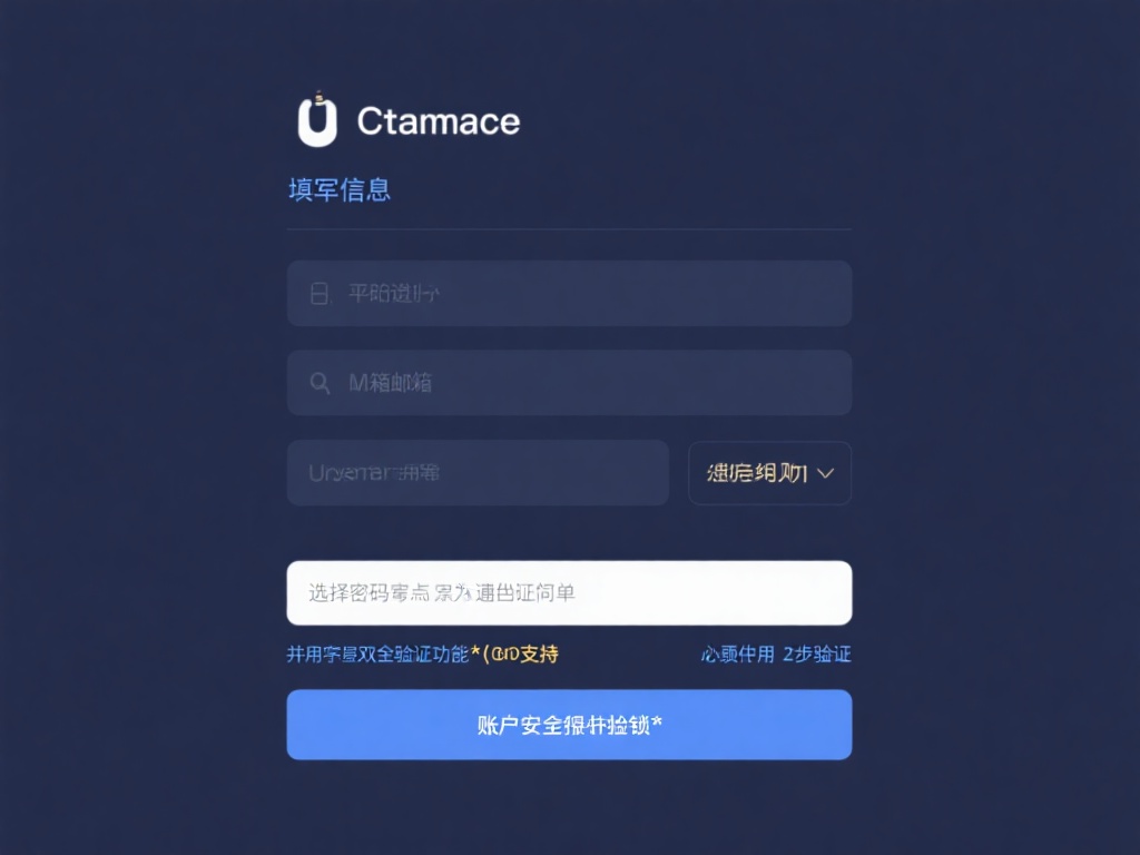 填写基本信息：通常包括邮箱地址、用户名等。在选择密