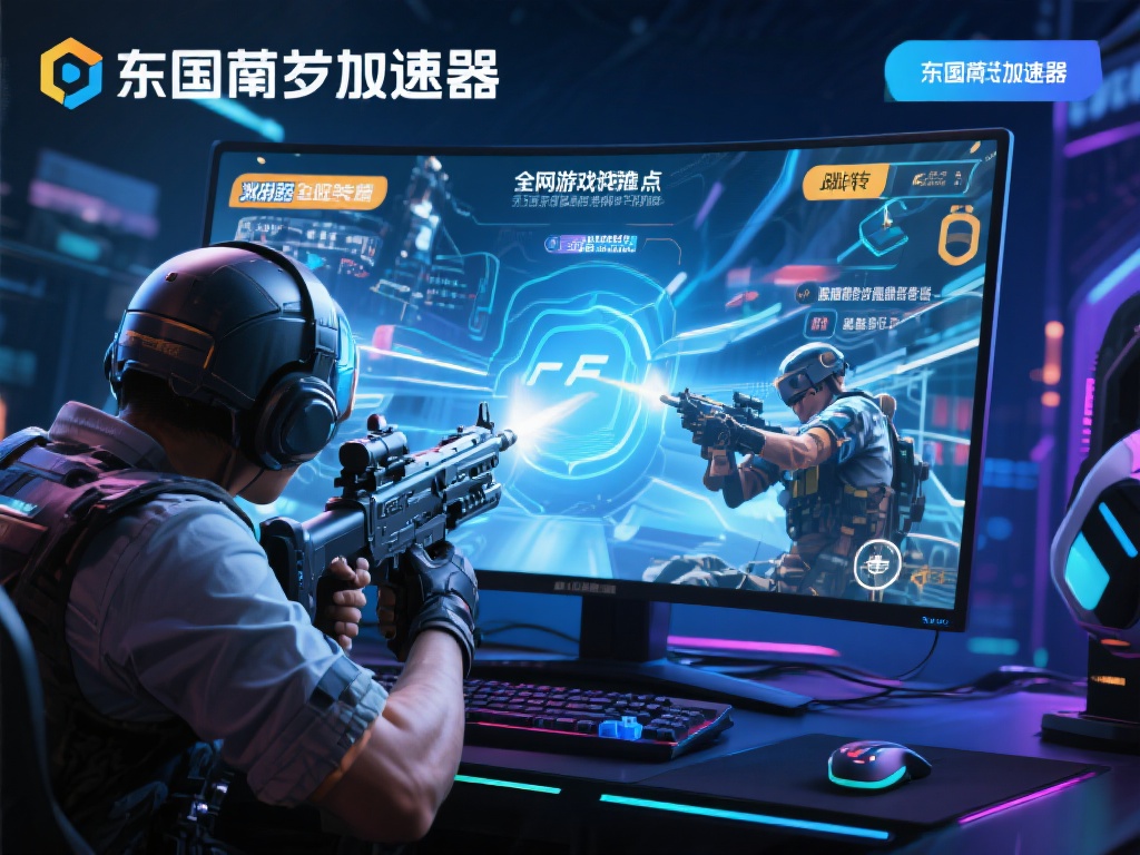 国内某加速器品牌提供包括FPS类游戏在内的全网游戏