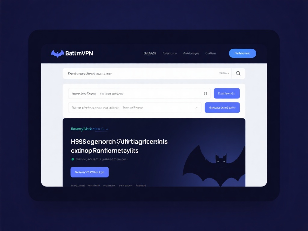 访问蝙蝠VPN官方网站
首先，确保所选网站是蝙蝠